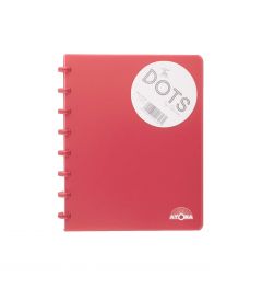 Cuaderno organizador Atoma | Dots | Rojo | A5