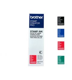 Tinta para sellos Brother | 20ml | Negro/Azul/Rojo/Verde